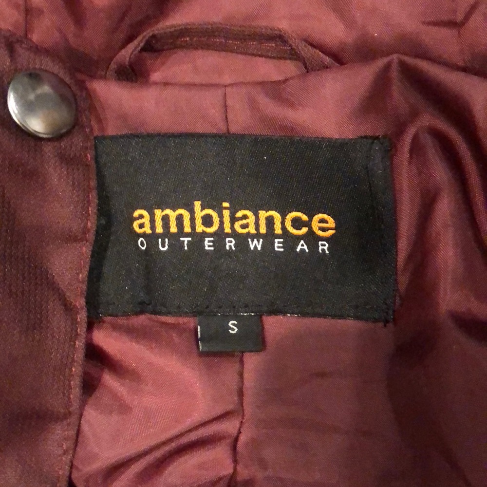 Maroon Windbreaker Jacket - Picture 3 of 7